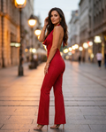 LARA — halter kombinezon sa tačkicama