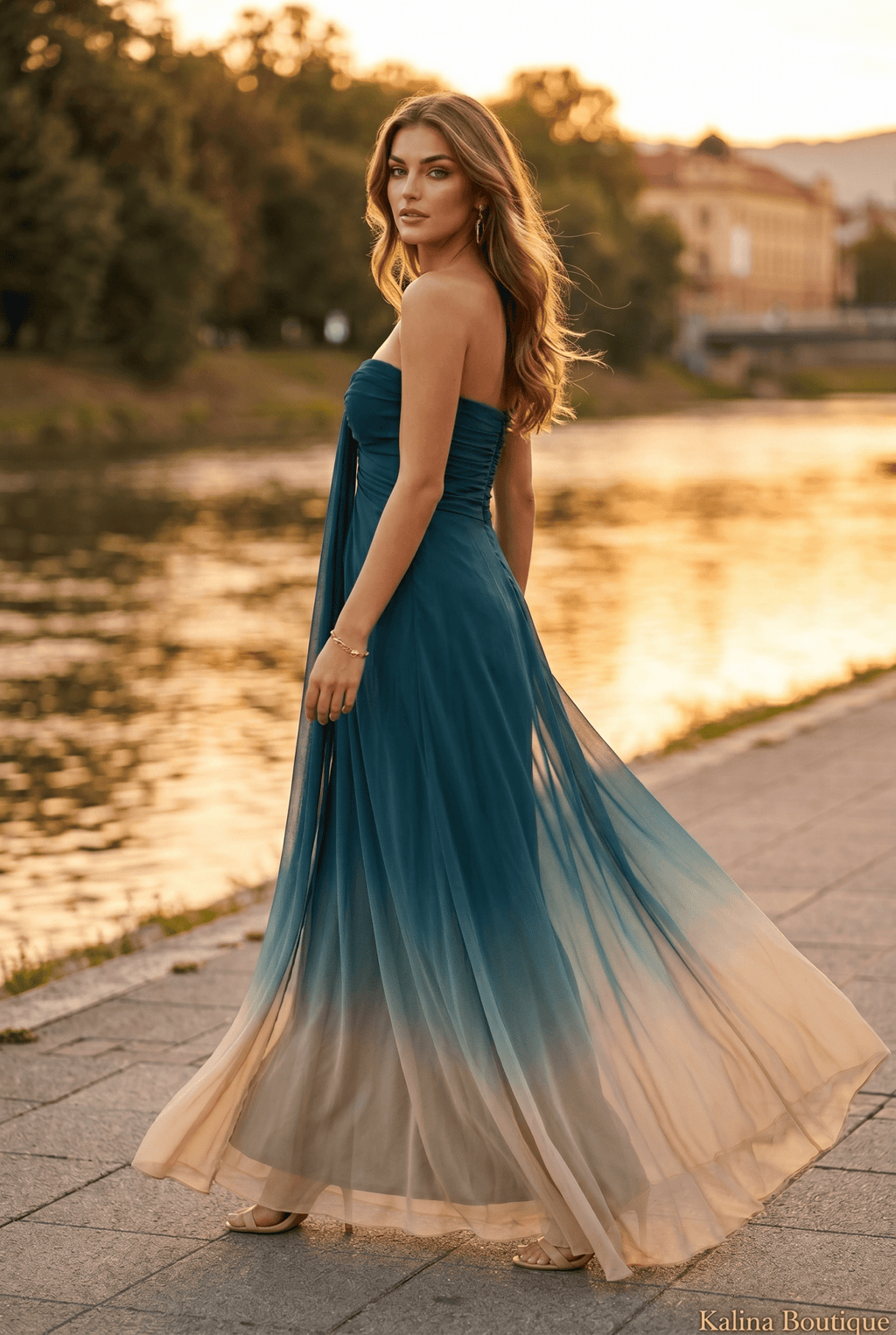 EMERALD GRACE | Luksuzna Večernja Haljina