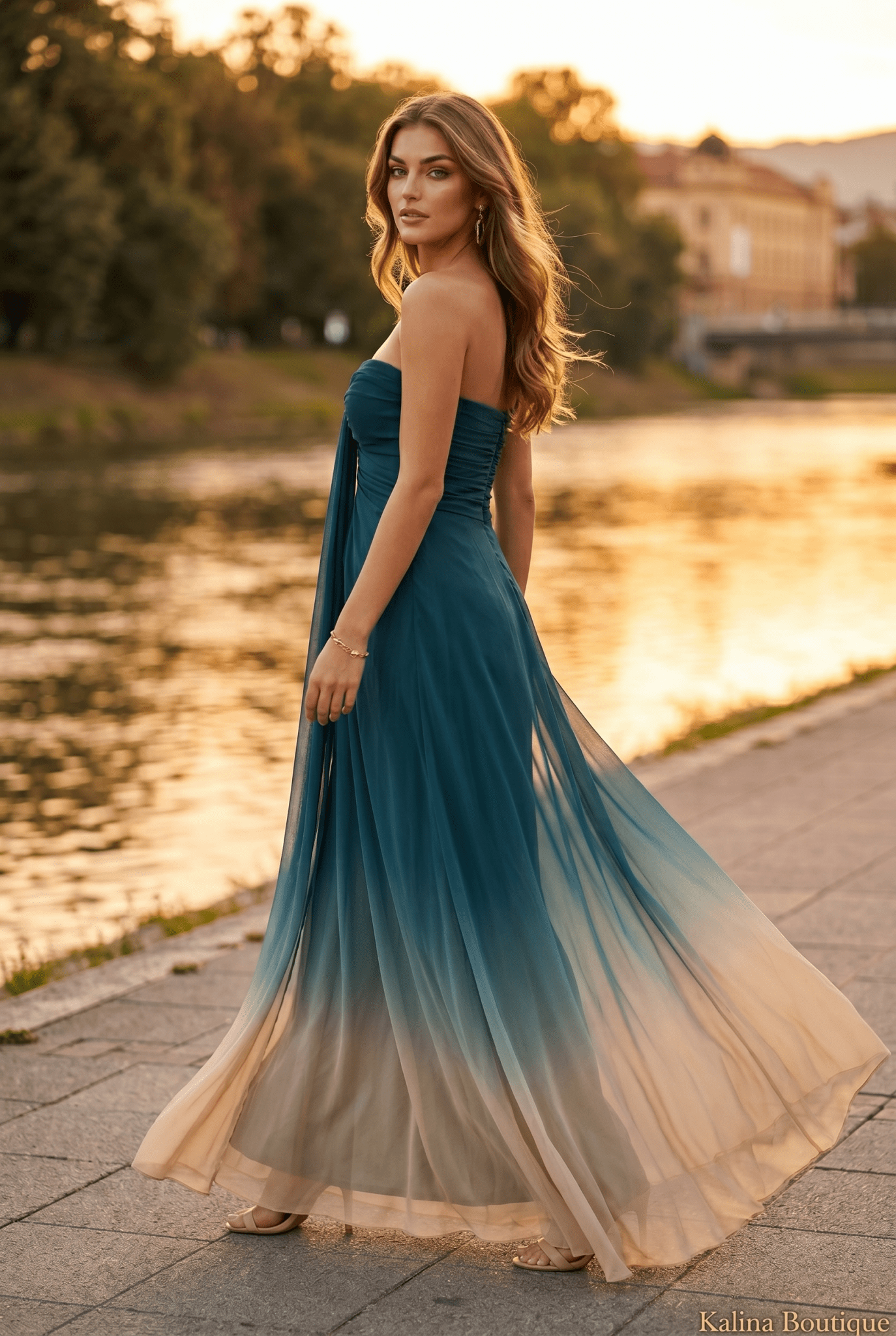 EMERALD GRACE | Luksuzna Večernja Haljina