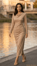 LUMINA | Elegantna Midi Haljina